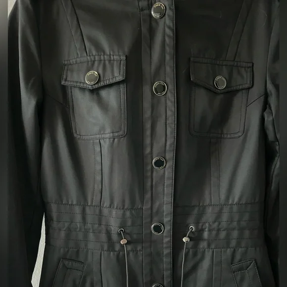 Kenneth Cole Black Rain Jacket - Picture 3 of 7